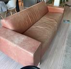 Cognac zetel te koop, Maison & Meubles, Canapés | Salons, 200 à 250 cm, Banc droit, Enlèvement, Utilisé