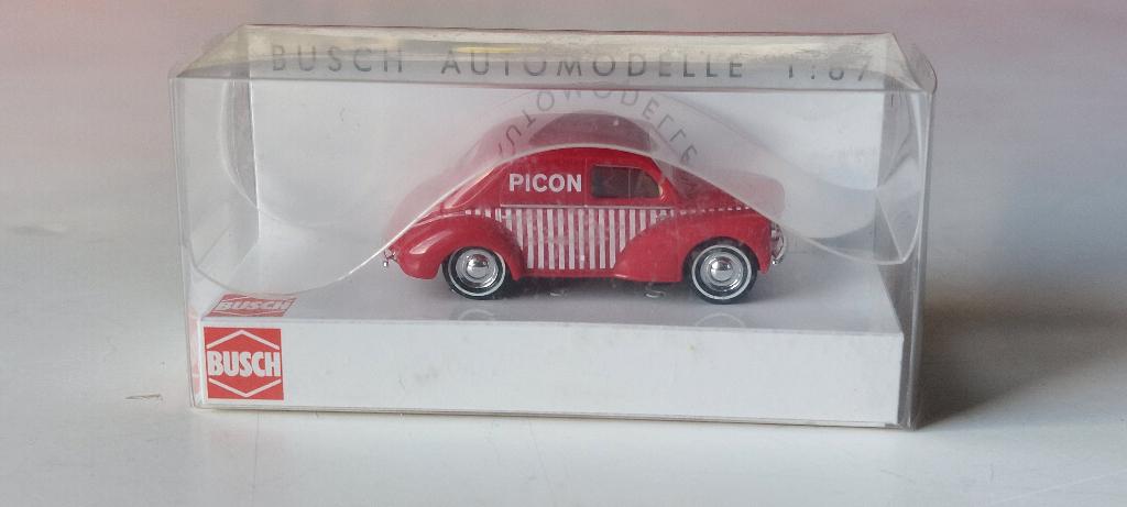 BUSCH FRANSE AUTO*RENAULT 4CV*PICON* 1/87, Verzenden, Nieuw, Auto, Overige merken