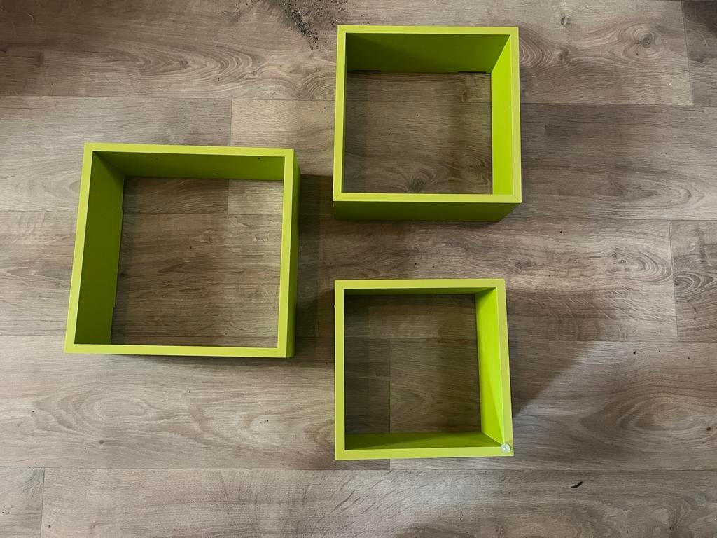 Groene wandrekjes, Huis en Inrichting, Ophalen, Zo goed als nieuw