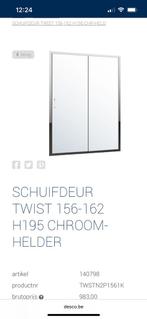 Douchescherm met schuifdeur 156-162 breed/195h, Huis en Inrichting, Badkamer | Badkamermeubels, Ophalen, Nieuw, Minder dan 25 cm