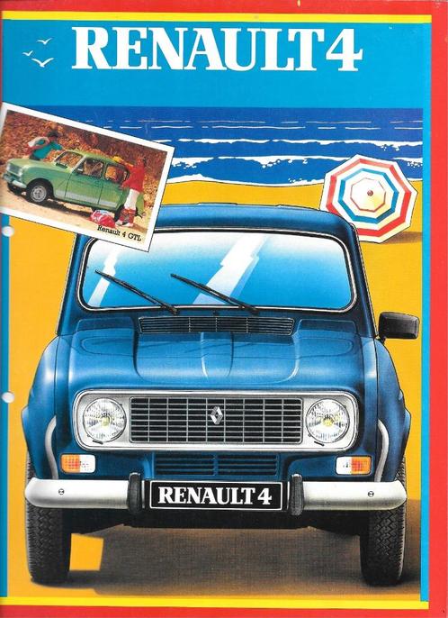 RENAULT 4, 1984, Livres, Autos | Brochures & Magazines, Utilisé, Renault, Enlèvement ou Envoi
