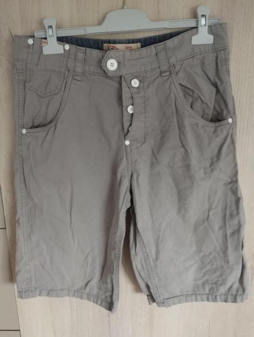 Pantacourt gris, taille S, Tokyo Laundry, Kleding | Heren, Broeken en Pantalons, Zo goed als nieuw, Maat 46 (S) of kleiner, Grijs