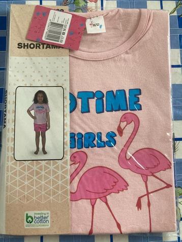 Nieuwe Shortama ( Pyjama ) Bedtime - Maat 128 / 134 beschikbaar voor biedingen