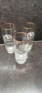 3 oude glazen oude br. Anglo Belge zulte, Verzamelen, Glas en Drinkglazen, Ophalen of Verzenden, Zo goed als nieuw