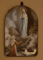 Plaat - Lourdes - Maria, Ophalen of Verzenden