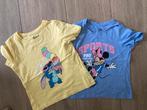 2 tshirts maat 128, Enlèvement ou Envoi, Comme neuf