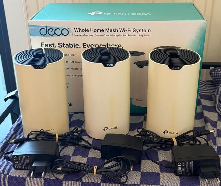 Wifi mesh deco s4 tp-link, Computers en Software, Accesspoints, Gebruikt, Ophalen of Verzenden