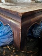 Mooie tafel uit massief tropisch hout, Antiek en Kunst, Ophalen