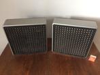 Jaren 70 medium boxen vierkant grijs Philips seventies '70, Audio, Tv en Foto, Luidsprekerboxen, Ophalen of Verzenden, Gebruikt