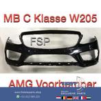 W205 AMG voorbumper + achterbumper pakket Mercedes C Klasse, Pare-chocs, Avant, Utilisé, Enlèvement ou Envoi