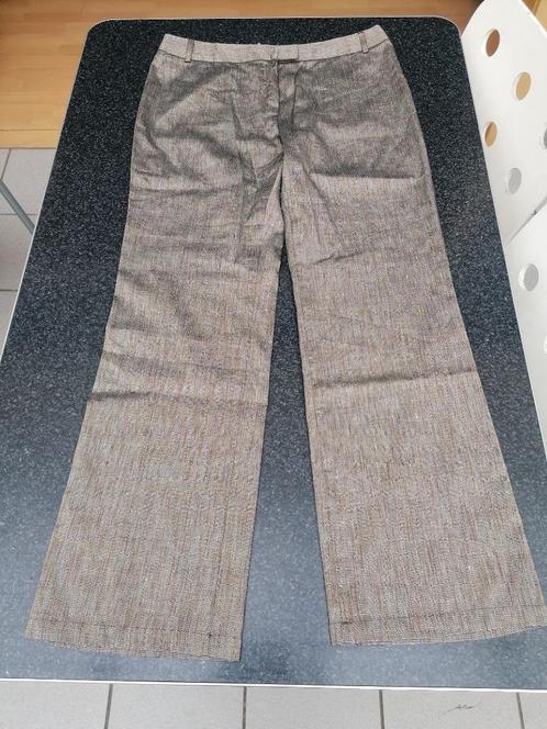 Lichte broek d'Auvrey los model 44, grijs roesttinten, Kleding | Dames, Broeken en Pantalons, Gedragen, Maat 42/44 (L), Grijs