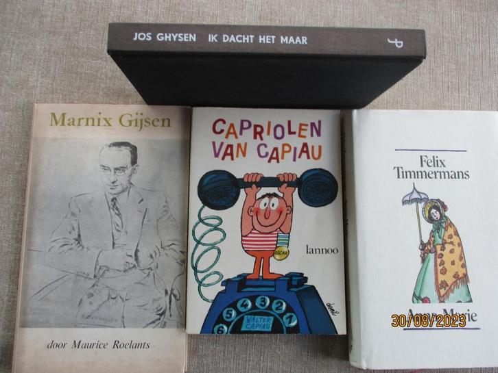 Boekjes van Maurice Roelants,Felix Timmermans ea., Boeken, Literatuur, Zo goed als nieuw, België, Ophalen of Verzenden