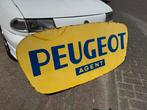 PEUGEOT emaille reclamebord XL, Verzamelen, Merken en Reclamevoorwerpen, Ophalen, Gebruikt, Reclamebord
