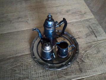 Zilver  theeservies, Antiek en Kunst, Ophalen