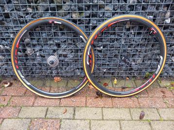 Zeer licht setje wielen (velgrem), Fietsen en Brommers, Ophalen, Gebruikt