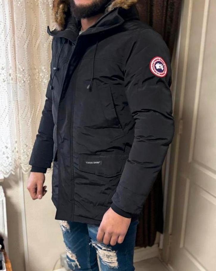 🔥 Gloednieuwe Canada Goose Langford Parka Heren S M L❄️, Kleding | Heren, Jassen | Winter, Nieuw, Overige maten, Zwart, Ophalen