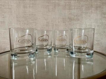 Grant's Scotch Whisky Collection glazen set van 4  beschikbaar voor biedingen