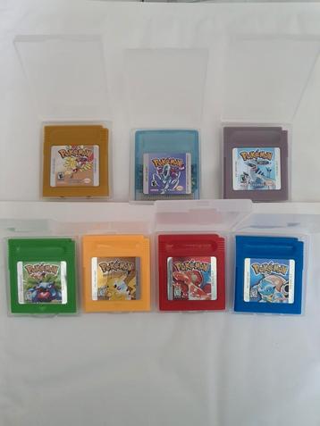 Pokémon Crystal Gold Silver Yellow Red Blue Green