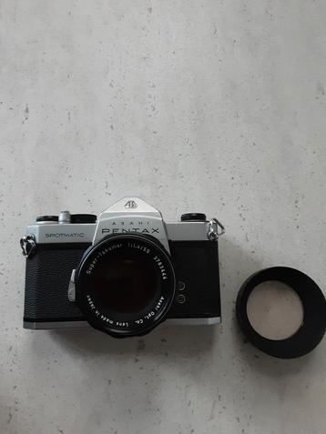Pentax Spotmatic SP avec objectif Takumar 50 mm 1:1.4, Enlèvement ou Envoi, Comme neuf, Pentax