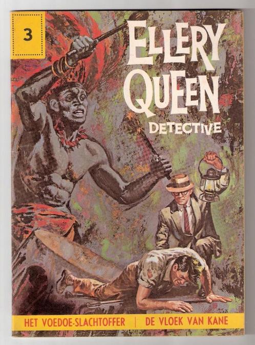 Het voedoe slachtoffer - Ellery Queen, Boeken, Stripverhalen, Gelezen, Eén stripboek, Ophalen of Verzenden