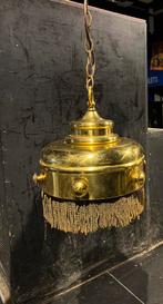 23 stuks ‘70’s lampen met messing kap, Antiek en Kunst, Ophalen