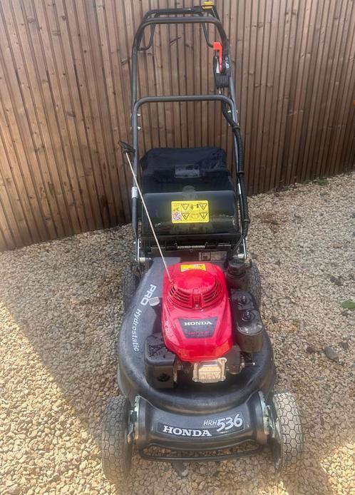 Honda HRH 536 Grasmachine., Tuin en Terras, Grasmaaiers, Zo goed als nieuw, Benzine-grasmaaier, 50 cm of meer, Ophalen of Verzenden