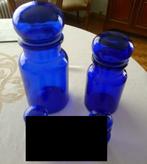 2 prachtige kobaltblauwe apothekerpotten, Ophalen of Verzenden