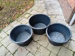 3 speciekuipen (2x 65l en 1x 90l), Doe-het-zelf en Bouw, Overige Doe-Het-Zelf en Bouw, Ophalen, Zo goed als nieuw