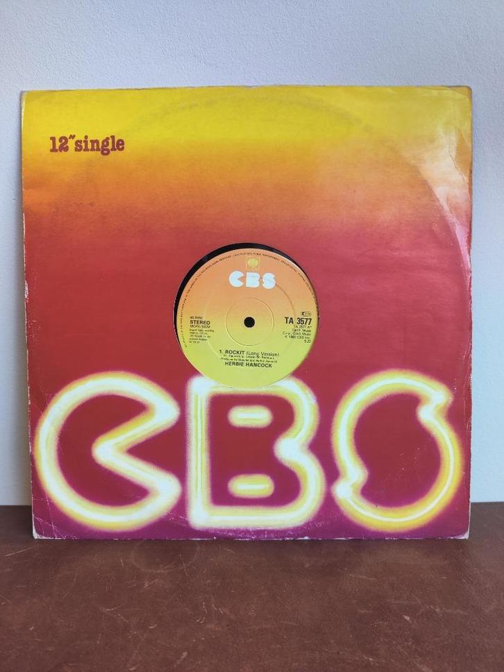 Vinyl: Herbie Hancock – Rockit, Cd's en Dvd's, Vinyl | Overige Vinyl, Gebruikt, Ophalen of Verzenden
