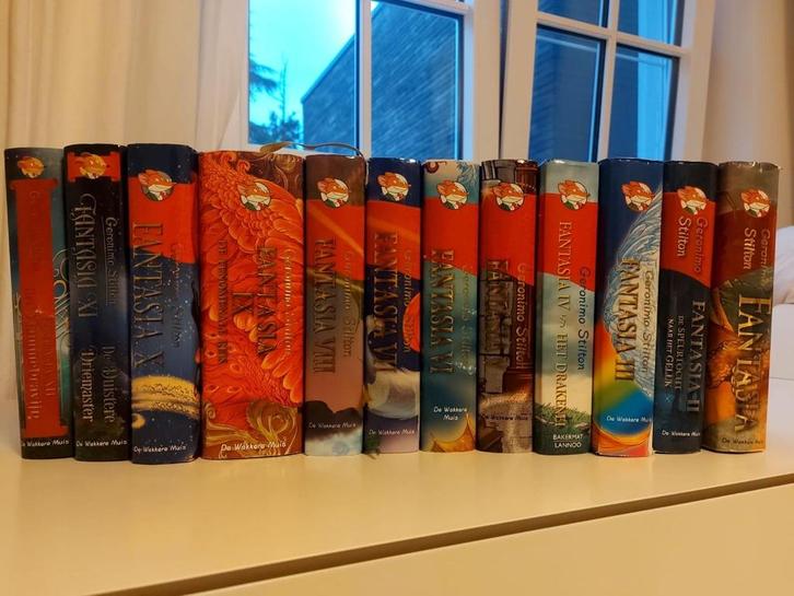 Fantasia boeken van Geronimo Stilton., Boeken, Kinderboeken | Jeugd | onder 10 jaar, Zo goed als nieuw, Fictie algemeen, Ophalen