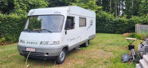 Hymer b654, Caravans en Kamperen, Mobilhomes, Particulier, tot en met 6, Integraal, Hymer, Fiat, Diesel, Handgeschakeld, Treinzit