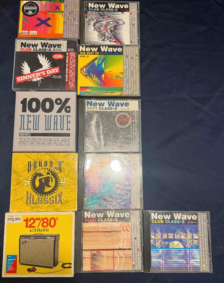 CD collection particulière / Lot 13 /11 CD New Wave Club x, CD & DVD, CD | Rock, Utilisé, Enlèvement ou Envoi