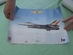 poster F16, Verzamelen, Militaria | Algemeen, Foto of Poster, Luchtmacht, Ophalen of Verzenden