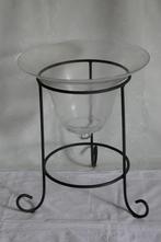 klokvaas, Ophalen, 50 tot 75 cm, Zwart, Glas