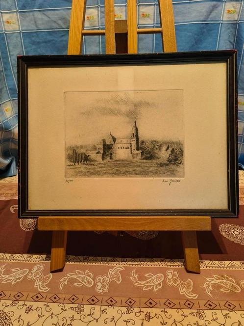 Pentekening van Kris Geniets (jaren 80), Antiek en Kunst, Kunst | Tekeningen en Fotografie, Ophalen