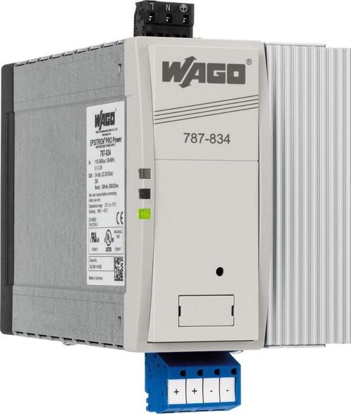 Wago 787-834 power supply unit 480 W Grijs, Doe-het-zelf en Bouw, Elektriciteit en Kabels, Nieuw, Overige typen, Ophalen