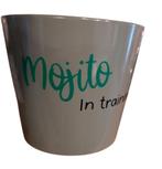 Bloempot mojito, Rond, Ophalen of Verzenden, Aardewerk, Binnen