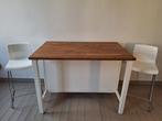 Hoge tafel met twee krukken, Huis en Inrichting, Tafels | Eettafels, Ophalen