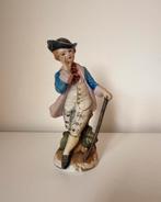 Bisque porseleinen beeldje – jongeman in rococo stijl, Ophalen, Zo goed als nieuw, Mens