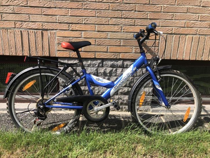 JONGEN-of MEISJESSFIETS IN PERFECTE STAAT, Fietsen en Brommers, Fietsen | Jongens, Zo goed als nieuw, 24 inch, Handrem, Versnellingen