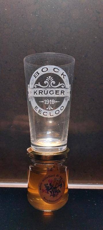 Gezuurd Bock Kruger boerke , vlaamse versie 1919 Eecloo, Ophalen of Verzenden, Zo goed als nieuw, Glas of Glazen, Overige merken