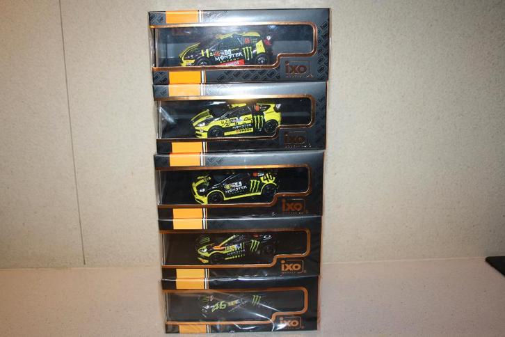 5x 1:43 ixo ford fiesta RS WRC MONSTER MONZA RALLY#46., Hobby en Vrije tijd, Modelauto's | 1:43, Nieuw, Auto, Ophalen of Verzenden