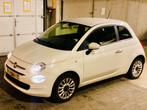 Fiat 500 1.2i 1ste eigenaar, Auto's, Voorwielaandrijving, Stof, Euro 6, Wit