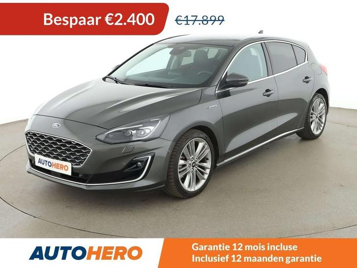 Ford Focus 1.0 EcoBoost Vignale (bj 2019), Auto's, Ford, Te koop, Focus, ABS, Airbags, Airconditioning, Android Auto, Apple Carplay