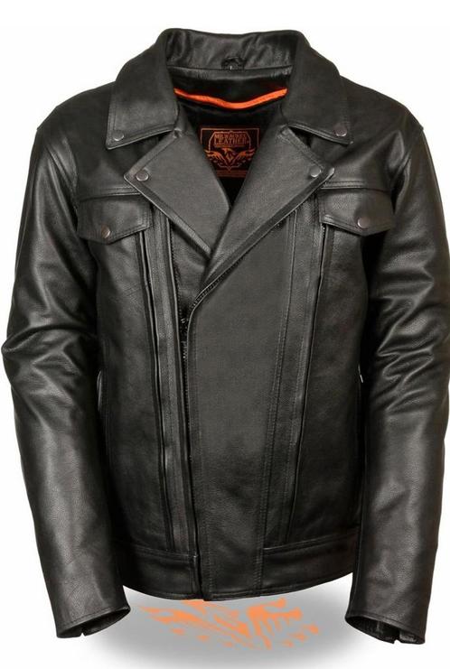 Milwaukee Leather motorjas - echt leder - nieuw - 4XL, Motos, Vêtements | Vêtements de moto, Manteau | cuir, Hommes, Neuf, sans ticket
