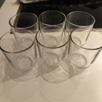 6 Verres à eau, Ophalen, Zo goed als nieuw, Waterglas