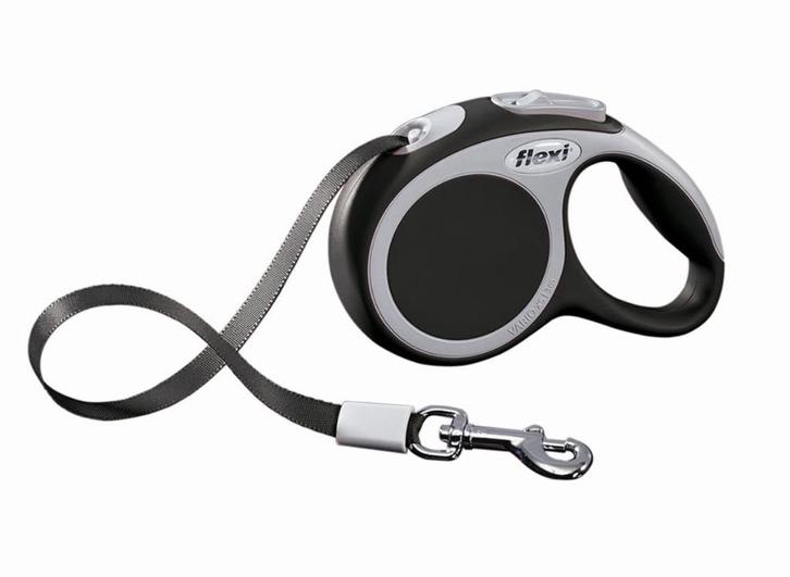 Flexi rollijn – zwart – 3 meter lint – XS – NIEUW, Dieren en Toebehoren, Hondenriemen, Nieuw, Hondenriem, Ophalen of Verzenden
