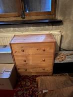 Petite commode en bois de pin, Maison & Meubles, 3 ou 4 tiroirs, 25 à 50 cm, Moins de 100 cm, Enlèvement