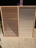 Hardhouten tuinscherm 180x180 cm beweegbare lamellen, Tuin en Terras, Tuinschermen, Ophalen, Nieuw