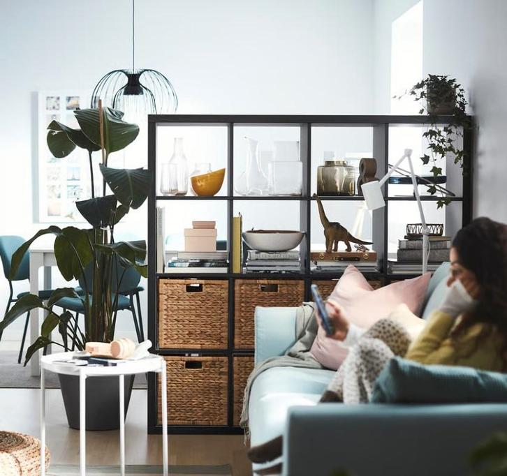 Ikea kallax 4x4 kast, Huis en Inrichting, Kasten | Wandmeubels, Gebruikt, 100 tot 150 cm, 150 tot 200 cm, 25 tot 50 cm, Met plank(en)